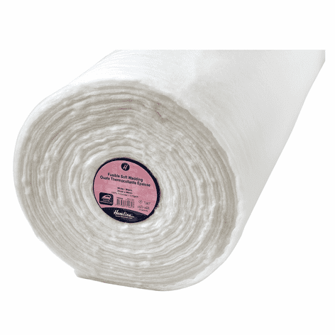Hemline H640 Iron On Fusible Fleece Wadding - 90cm Width