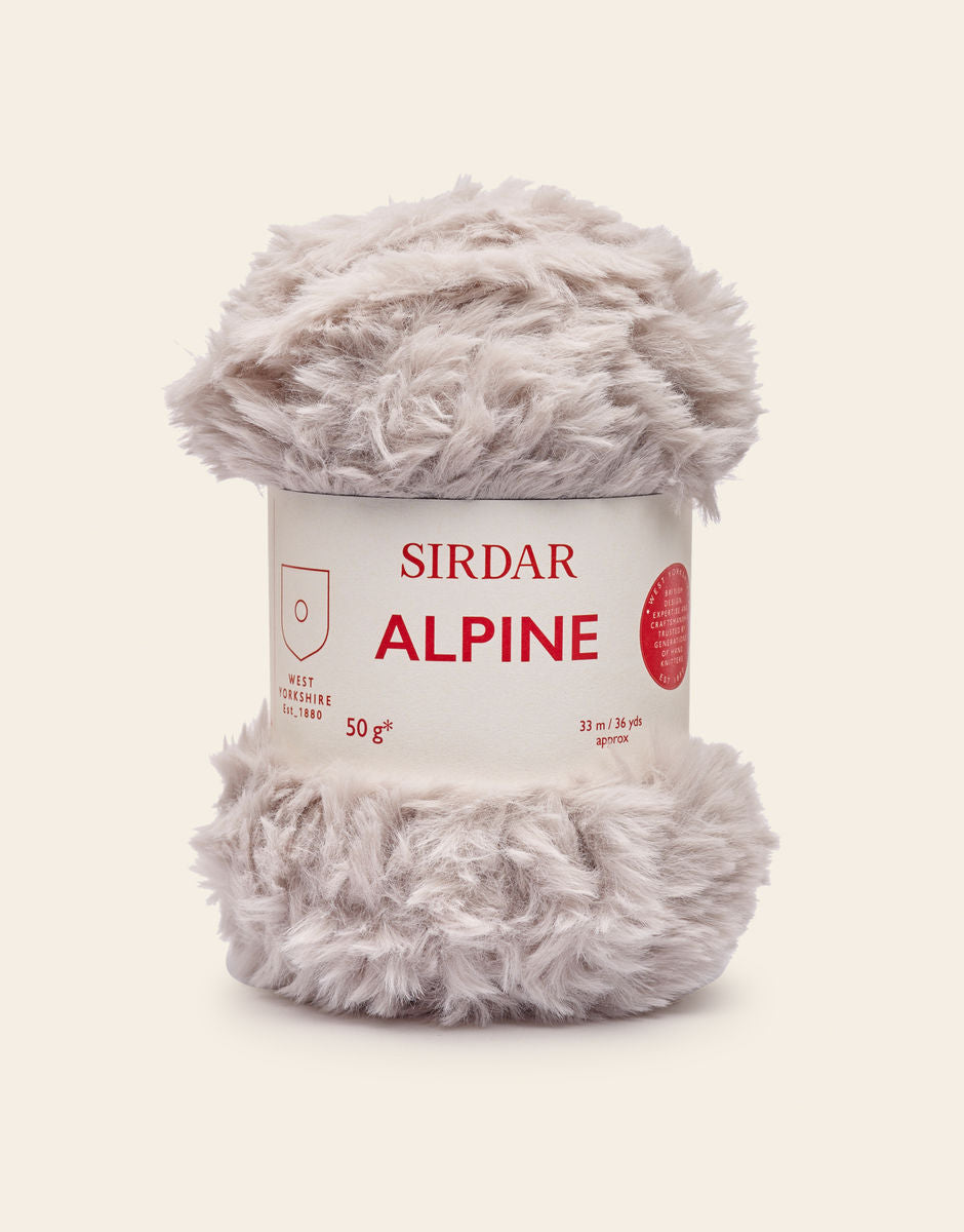 Sirdar Alpine Faux Fur Effect Yarn - Fawn 50g