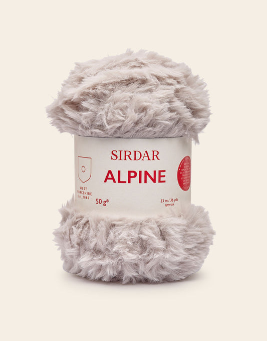 Sirdar Alpine Faux Fur Effect Yarn - Fawn 50g
