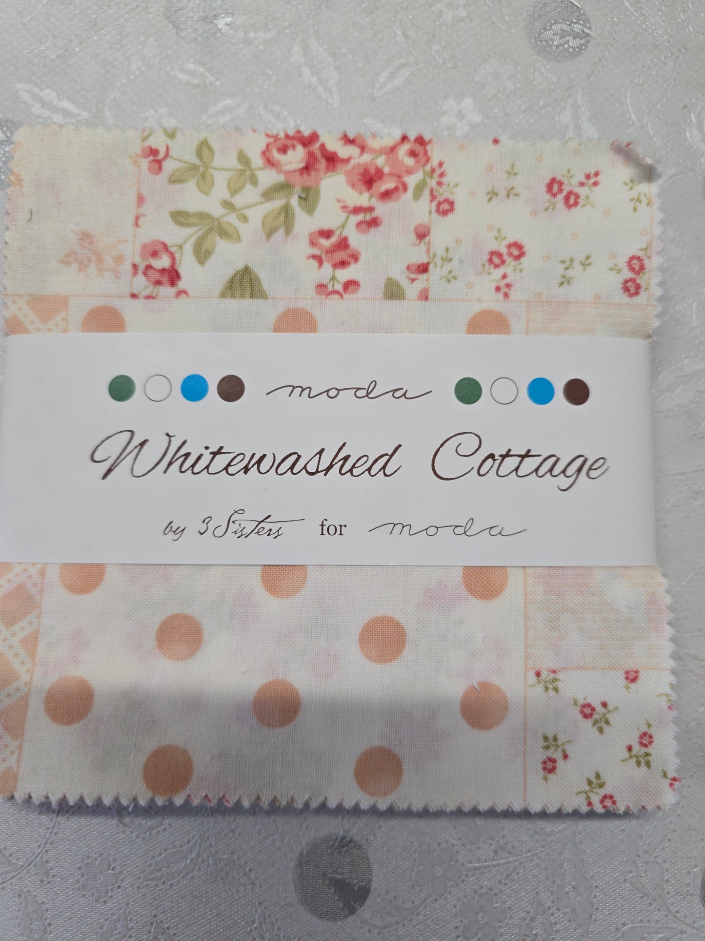 Moda Whitewashed Cottage by 3 Sisters Charm Pack - 42 x 5" Cotton Squares