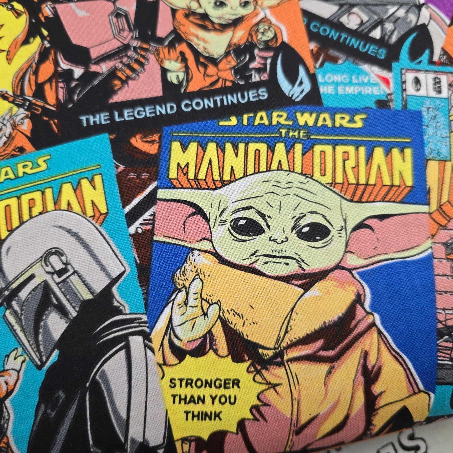 Star Wars Mandalorian Cotton Fabric by Camelot | 112cm Wide