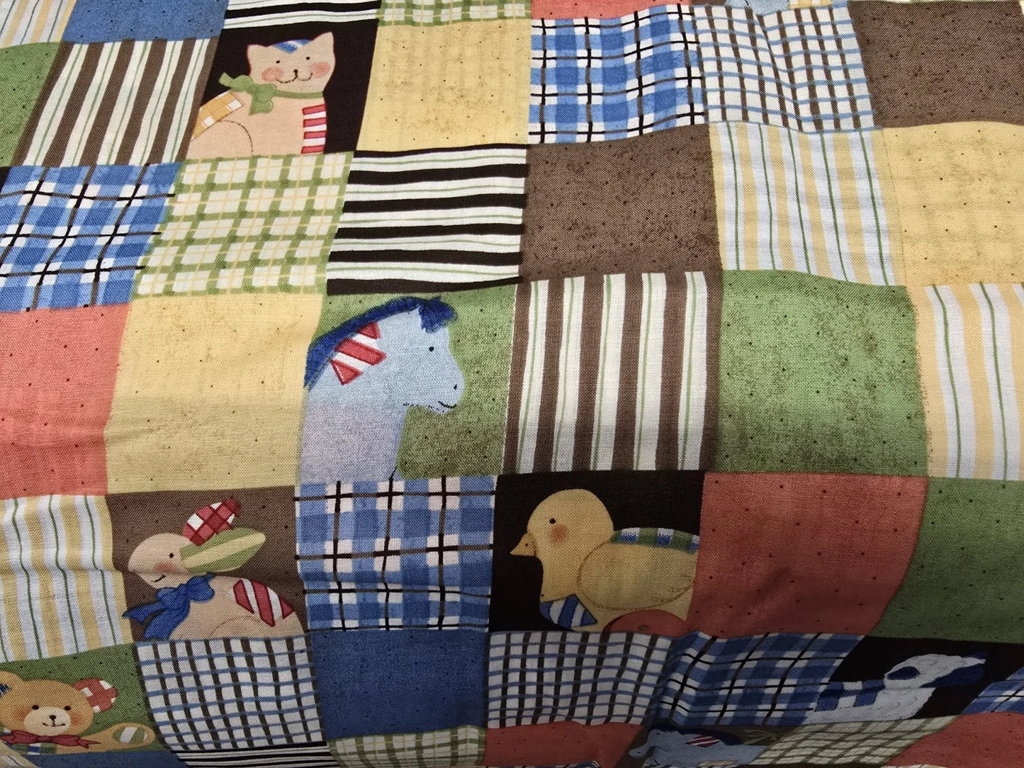 Springs Creative Toy Chest Animal Patch 100% Quilting Cotton