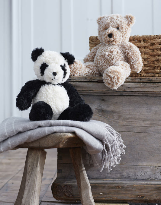 Sirdar Alpine Panda & Teddy Bear Knitting Pattern - Soft Toy Pattern