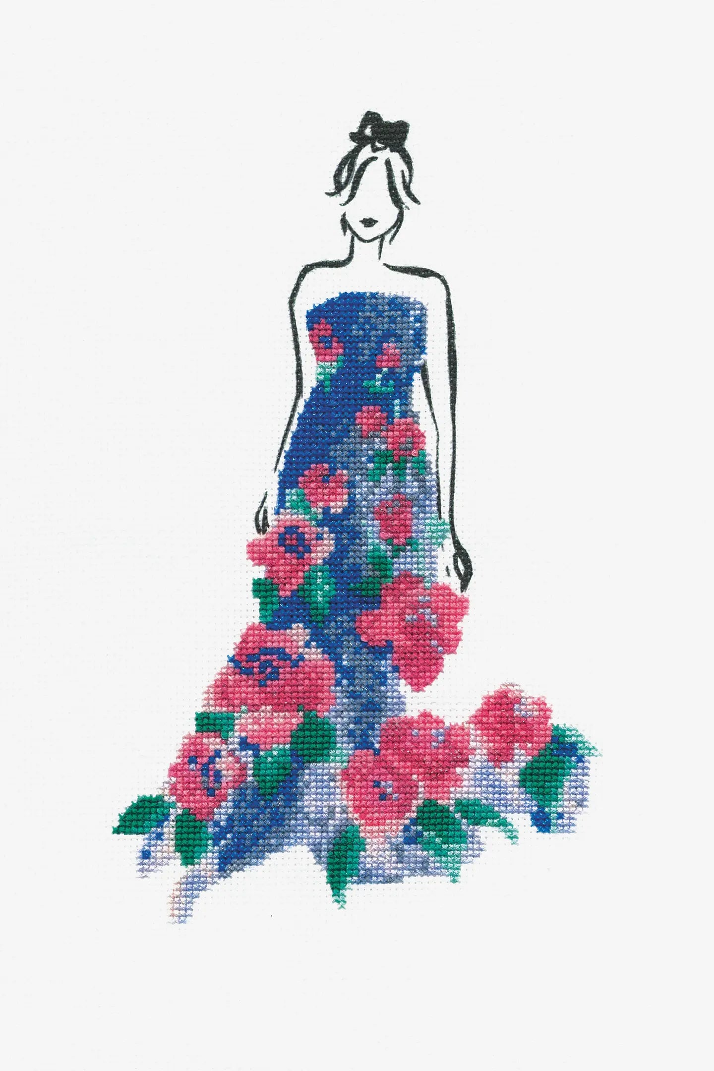 DMC Ready for the Party Rose Ball Cross Stitch Kit